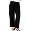 imageELOQUII Womens Plus Size Trouser JeanBlack Rinse