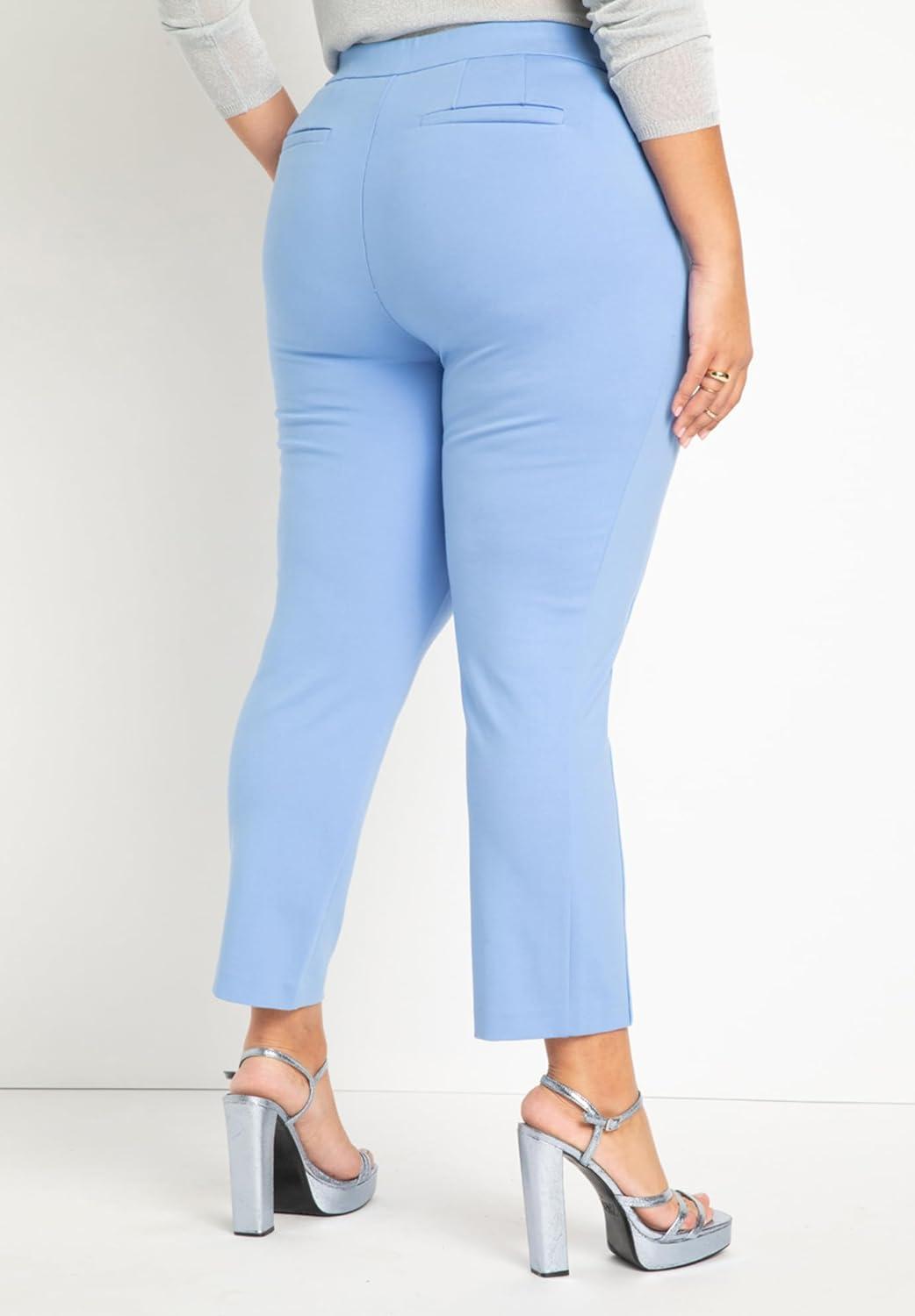 imageELOQUII 9to5 Stretch Work PantBerry