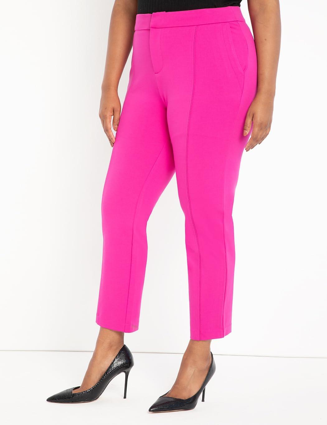 imageELOQUII 9to5 Stretch Work PantBerry