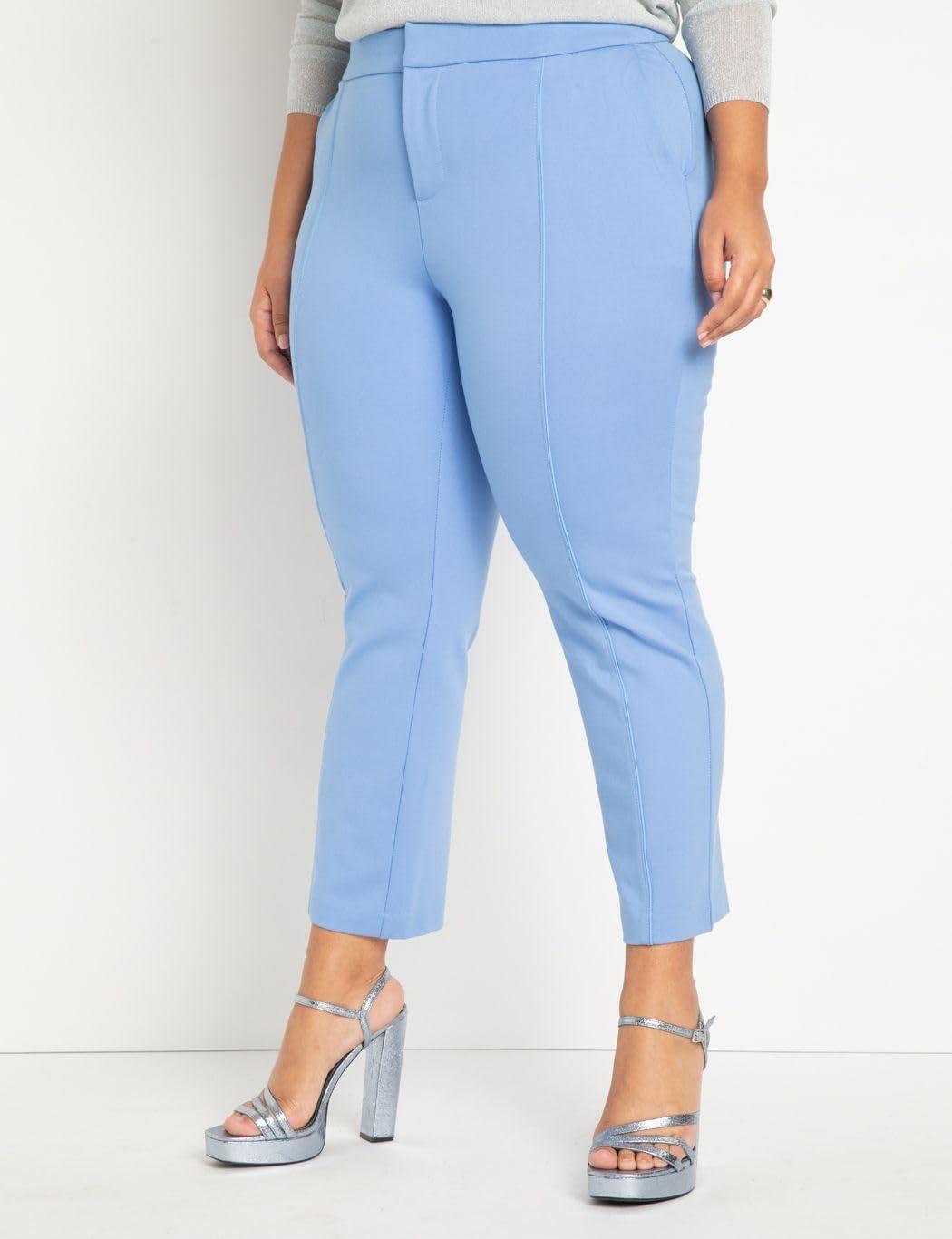 imageELOQUII 9to5 Stretch Work PantCornflower Blue