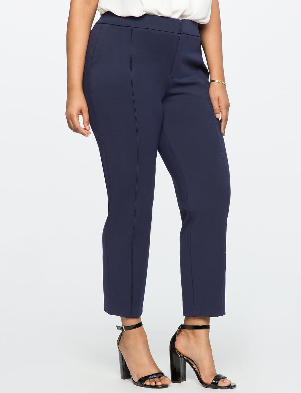 imageELOQUII 9to5 Stretch Work PantMaritime Blue