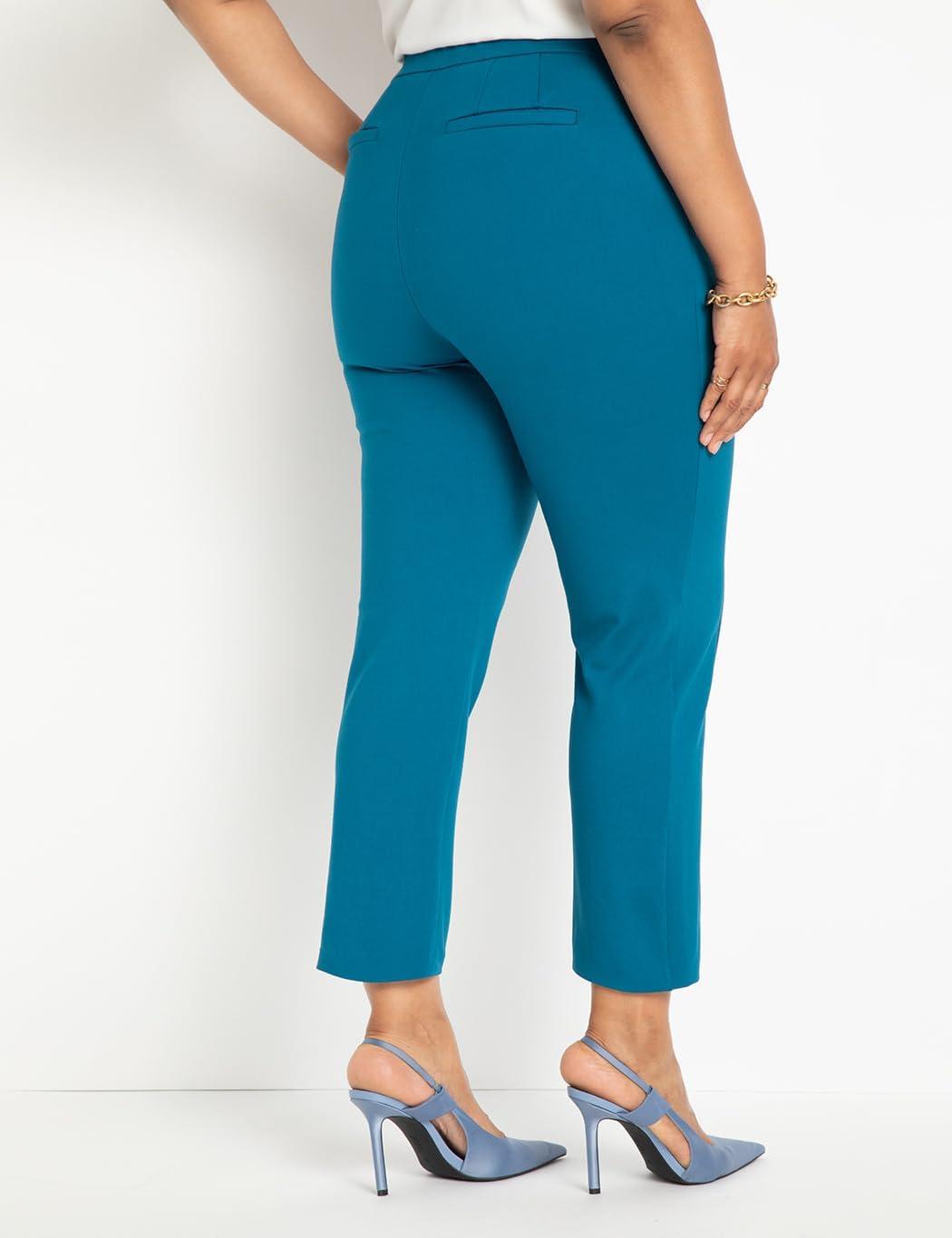 imageELOQUII 9to5 Stretch Work PantMoroccan Blue