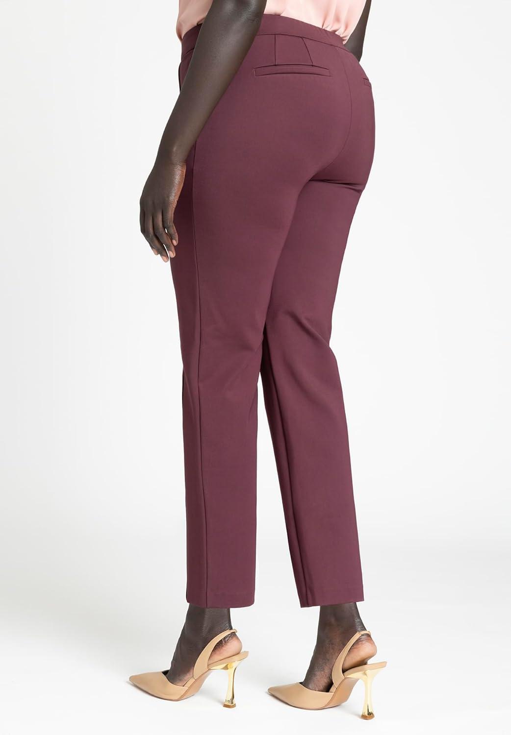 imageELOQUII 9to5 Stretch Work PantVineyard Wine