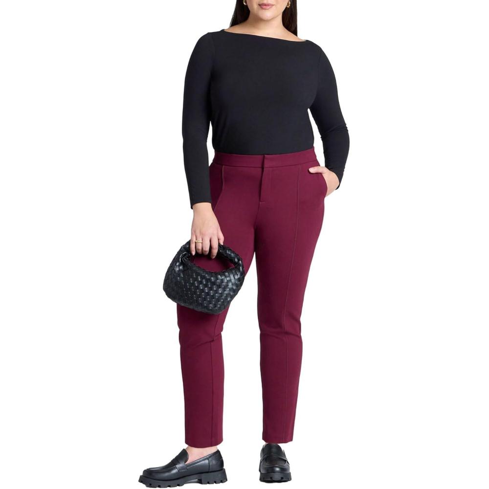imageELOQUII 9to5 Stretch Work PantBlack