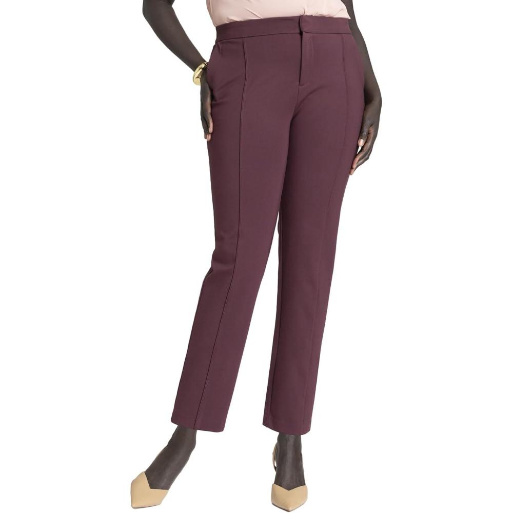 imageELOQUII 9to5 Stretch Work PantVineyard Wine