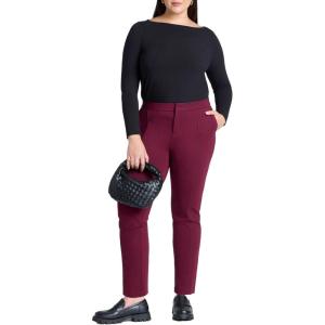 ELOQUII 9-to-5 Stretch Work Pant(Black)