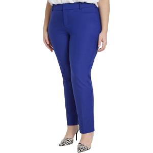 ELOQUII Kady Fit Double-Weave Pant(Cobalt)