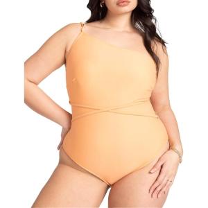 ELOQUII Women’s Plus Size Back Beading Detail One Piece