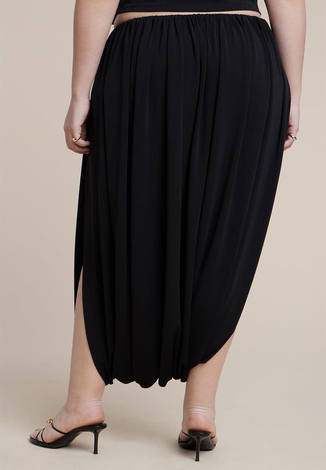 imageELOQUII Womens Plus Size Super Draped Pant