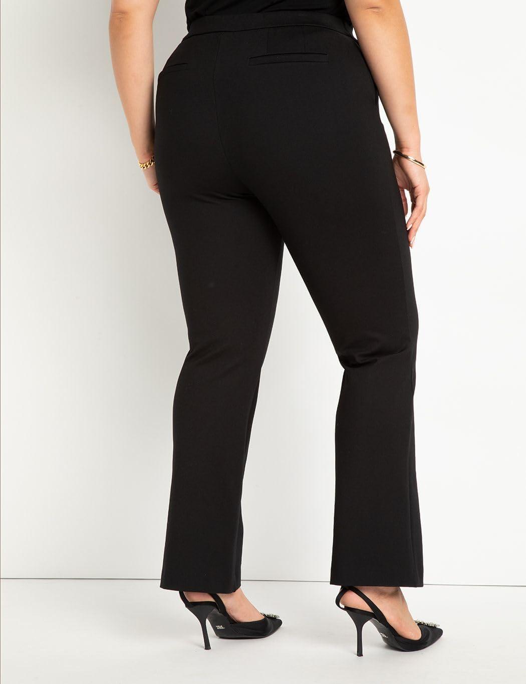 imageELOQUII Womens Plus Size The Ultimate Stretch Flare Leg PantMaritime Blue