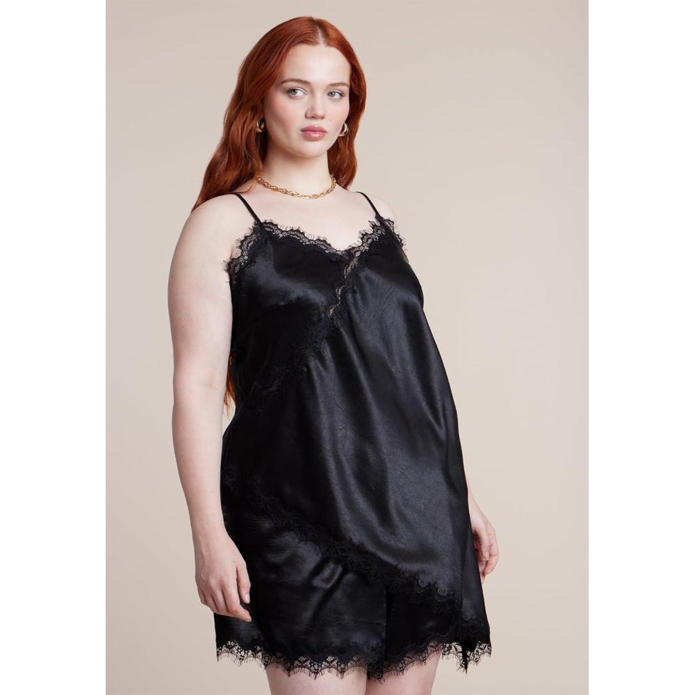 imageELOQUII Womens Plus Size Lace Insert Cami Top