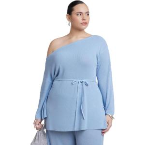 ELOQUII Women’s Plus Size Off The Shoulder Tunic(Allure)
