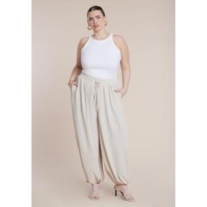 ELOQUII Women’s Plus Size Drawstring Balloon Pant