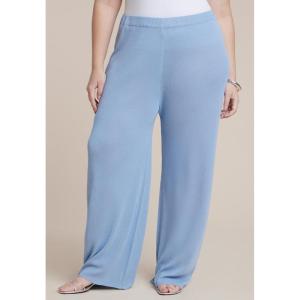 ELOQUII Women’s Plus Size Semi Sheer Knit Pant