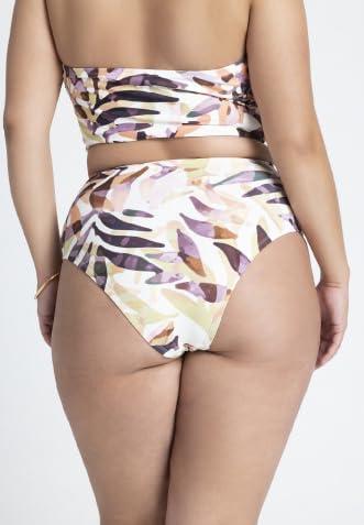 imageELOQUII Womens Plus Size Belted Bikini Bottom