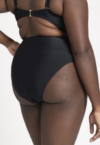 imageELOQUII Womens Plus Size Grommet Detail Bikini Bottom