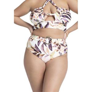 ELOQUII Women’s Plus Size Belted Bikini Bottom