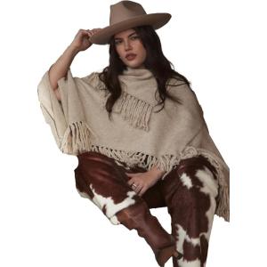 ELOQUII Women’s Plus Size Fringe Poncho