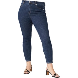 ELOQUII Women’s Plus Size The Morgan Super Stretch Skinny Leg Jean(Indigo Rinse)